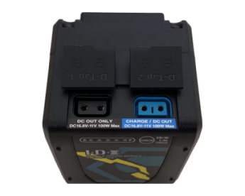 IDX IM-98/2X; 2x IM-98 High Capacity + IDX VL-2X Sequential 2-Kanal V-Mount Ladegerät